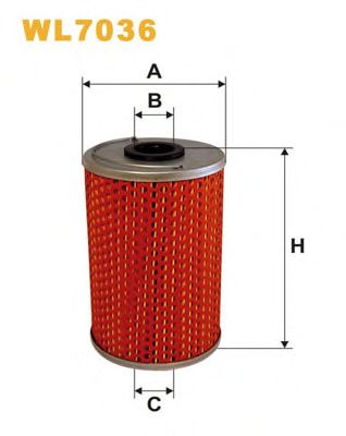 WIX FILTERS wl7036 -  Фильтр масляный двигателя